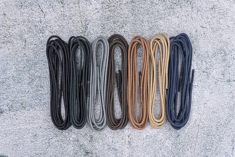 Benchmark Basics Dress Shoe Laces - 1/16" (1.5mm) Round Waxed Cotton Shoelaces - Choice of Color & Length - 30", 33" or 36" (30", Navy Blue) - Image 5